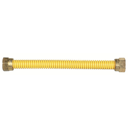 Dormont 20C-9898  Conectores corrugados amarillos para gas 1/2" sin conexiones