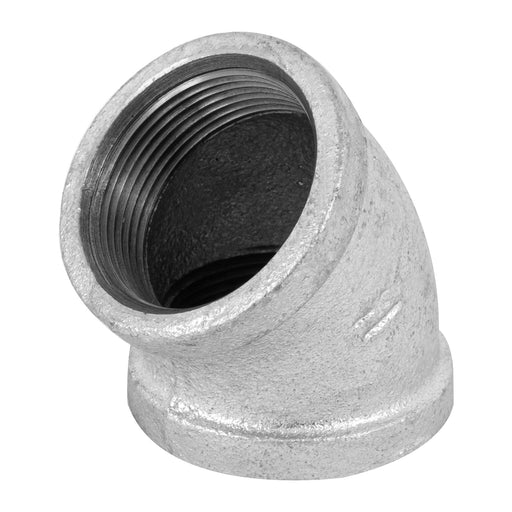 AC Codo Galvanizado 45° Cedula 40 Conexión Roscada