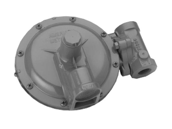 American Meter 1803 1 1/2" Y 2"HNPT, baja presión / segunda etapa