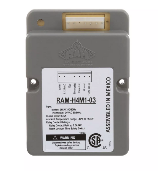 Robertshaw 790-015 Control de encendido RAM a 24V para horno Bakers Pride