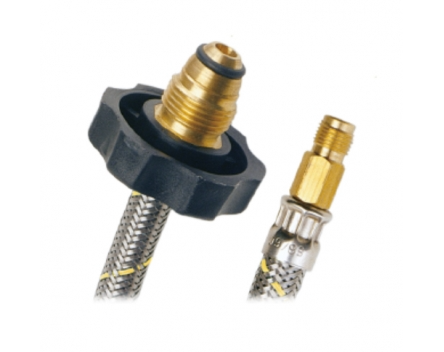 Coflex AG-P Conector flexible para gas Pig Tail 35-55 cm 7/16" x 7/8" con maneral