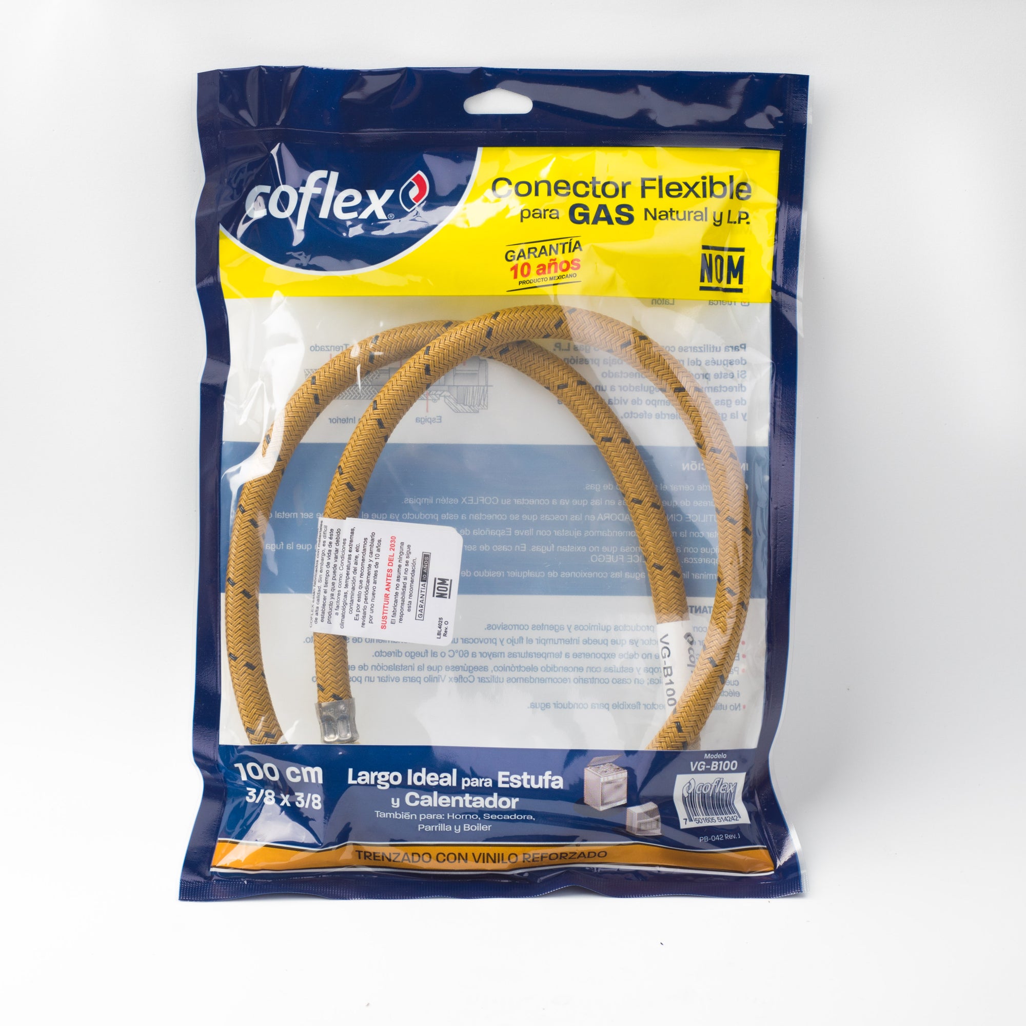 Coflex VG-B Manguera para Gas de Vinilo trenzado 3/8"