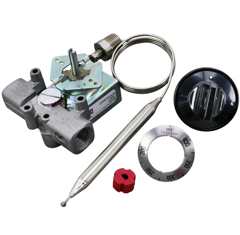 Robertshaw 4290-011 Termostato comercial a gas GS-11-030-00-00 de 200°F a 400°F (Incluye Perilla)