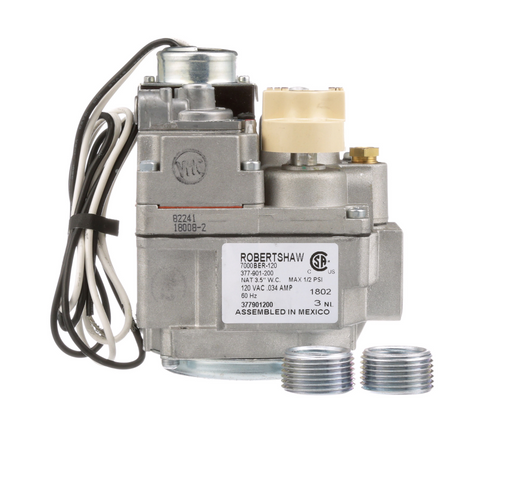Robertshaw 700-453 Válvula de control Gas LP 120V 3/4" x 3/4" 300k BTU