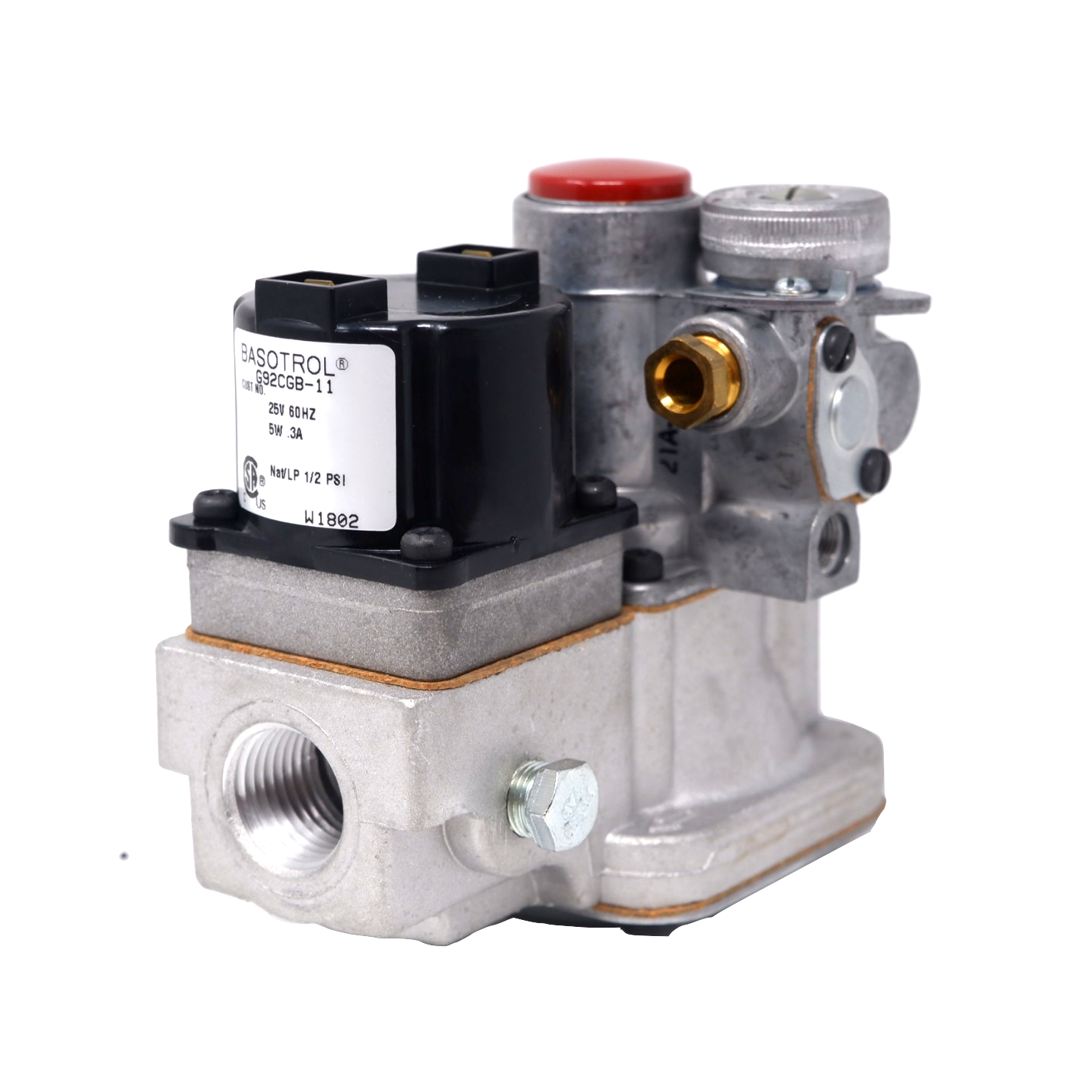 BASO G92CGB-11C  Válvula de control gas LP/Natural G92 BASOTROL 1/2" HNPT 24V